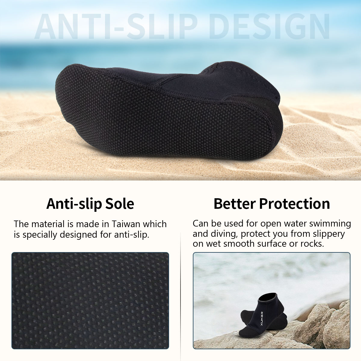3 mm neopreen sokken strandvol - Snorkel Dry Top recensie en prijs