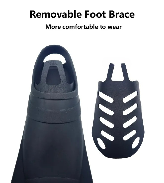 Ergonomische lange TPR duikvin - Fin Diving Blade recensie en prijs